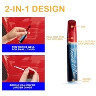 Tinta de Retoque Vermelha Race PQ para Ford - Caneta 2 em 1 com Removedor de Arranhões Profundos - imagem 5