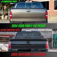 Terceira Luz de Freio LED para Ford F-150 2004-2008 - Vermelha/Lente Clara | USR - imagem 3