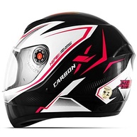 Capacete Fechado Mixs Fokker Carbon X 2019 Rosa Brilhante - Segurança e Estilo para Você! - imagem 5