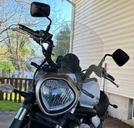 Defletor de Para-brisa para Kawasaki Vulcan S 650 VN650 EN650 (2015-2023) - Proteção e Estilo Transparente - imagem 3