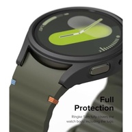 Proteção Total: Capa Bumper Preta + Película 9D para Galaxy Watch 7 44mm - imagem 4