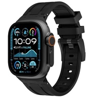 Pulseira masculina de titânio Wingle para Apple Watch Ultra 3/2/1 de 49 mm, séries 11 10, 46 mm, 45 mm, 44 mm e 42 mm, SE 3/2/1 séries 9, 8, 7, 6, 5, 4, 3, 2, 1, resistente e leve de titânio - imagem 2