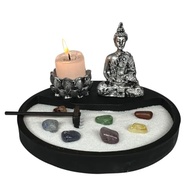 Jardim Zen Japonês Miniatura - Enfeite Decorativo para Meditação e Relaxamento com Estátua de Buda - imagem 2