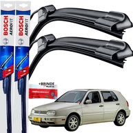 Par Palheta Limpador Parabrisa Bosch Aerofit Golf III (1991-1997) - Limpeza Superior e Visibilidade - imagem 1