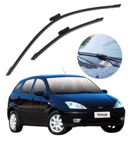 Par de Palhetas Limpador Parabrisa Ford Focus 2008-2013 - Borracha Grafitada Original - imagem 2