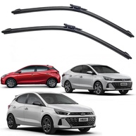 Par de Palhetas Limpador Parabrisa Hyundai HB20 2020-2024 - Visão Clara e Segura - imagem 1