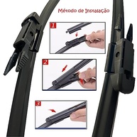 Kit 3 Palhetas Limpador Parabrisa Nova HB20 2020-2024 (Dianteiro + Traseiro) - Visibilidade Impecável! - imagem 4
