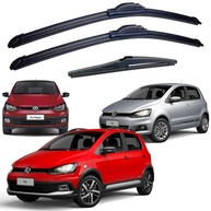 Kit Palhetas Limpador Parabrisa Fox 2003-2022 (Dianteiro e Traseiro) - Visibilidade Máxima! - imagem 1