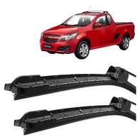 Palhetas Limpador Parabrisa Silicone Montana Agile 2011-2019 Tiger Auto Flat DTL - imagem 1