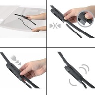 Kit Palhetas Limpador Parabrisa Sandero 2014-2022 - Encaixe Clip Premium - imagem 3