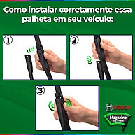 Jogo de Palheta Bosch SD4 22/16” – Limpeza Total no Parabrisa - imagem 2