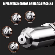 Kit Rebitadeira Manual Profissional com Adaptador para Parafusadeira e 4 Bocais - imagem 4