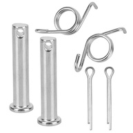 Kit 6 Peças Mola e Parafuso para Apoio de Pé de Moto Trail (XR, CRF, KLX) - BOXOB - imagem 2