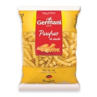 Macarrão Parafuso Sem Ovos Germani 1Kg, Germani Alimentos, Massa Parafuso De Sêmola Sem Ovos Pasta Fusilli Senza Uova, Amarelo, Melhor Sabor Em Cada Garfada, Receita Caseira Desde 1892 - imagem 2