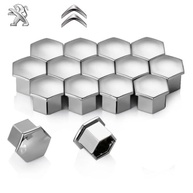 Kit 16 Capas Protetoras 17mm para Parafusos de Roda Citroen Aircross, C3 e Peugeot 208 - imagem 3