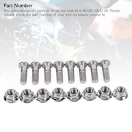 Kit 16 Porcas e Parafusos Roda Dentada Traseira Aramox M10x35mm - Alta Resistência para Sua Moto - imagem 5