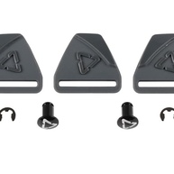Leatt Fivelas de Reposição e Pacote de Parafusos para Joelheiras Dual Axis Knee Guard, Preto - imagem 2