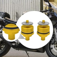 Kit 2 Parafusos Amortecedor Dianteiro Moto CBR250 - Dourado Premium - imagem 5