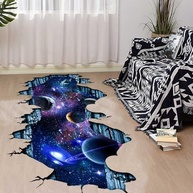 Decalques de Parede Espaciais 3D para Quarto Infantil - Galaxy 3D Adesivos Removíveis 58x89 cm - imagem 3