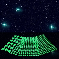 Adesivos de Estrela que Brilham no Escuro - 354 Peças para Teto e Parede - imagem 1