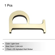 Adesivo de Parede Espelhado Letra P 3D em Acrílico - Decoração Moderna e Elegante - imagem 4