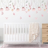 Adesivo de Parede Floral Encantador - Decore com Estilo e Charme Natural - imagem 3