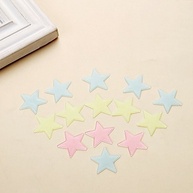 Estrelas Luminosas Fluorescentes PVC 3cm - 100 Peças Adesivos de Parede Removíveis para Decoração Infantil - imagem 5