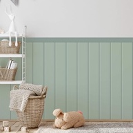 Adesivo de Parede Infantil Cerca Ripada Verde - Decoração Segura e Divertida para Quartos de Criança - imagem 2