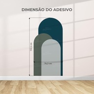 Adesivo Arco Contemporâneo Lavável para Parede - Design Moderno com Fácil Aplicação - imagem 3