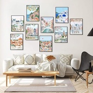 Conjunto de 9 Pôsteres de Cidades Europeias - Arte Moderna para Decoração de Parede - imagem 3