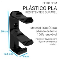 Suporte de Parede para 2 Controles Xbox e Headset Gamer – Organize seu Setup com Estilo - imagem 3