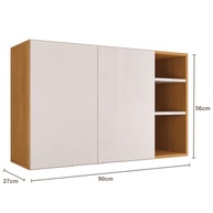 Armário Suspenso de Parede 2 Portas - Ópera | Design Moderno para Cozinha, Lavanderia e Quarto - imagem 4