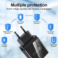 Carregador de Parede 3 Portas: Power Delivery 65W - imagem 2