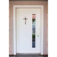 Crucifixo de Parede com Cristo em Resina 33 cm - Decoração Religiosa Elegante - imagem 3