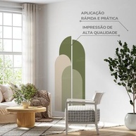 Adesivo de Parede Arco Cortado 07 - Arte Geométrica Moderna para Decoração de Ambientes - imagem 4