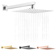 Chuveiro Ducha Slim 20x20 Quadrada Inox com Cano de Parede - Design Moderno e Fácil Instalação - imagem 2