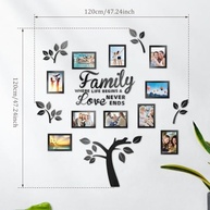 Árvore Genealógica Decorativa de Parede em Acrílico – Adesivo Moderno para Decoração Personalizada - imagem 3