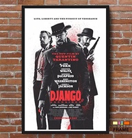 Quadro Django Livre 60x90cm - Moldura em MDF para Decoração de Parede com Tema de Filme - imagem 5