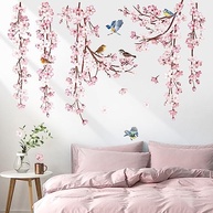 Decalques de Parede Flor de Cerejeira - Adesivos Decorativos para Sala, Quarto e Escritório - imagem 2