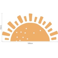 Adesivo de Parede Sol Decorativo para Quarto Infantil e Bebê - 16 Peças 54x109cm - imagem 3
