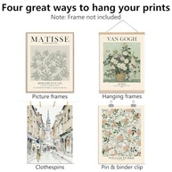6 Peças de Arte de Parede Matisse Vintage - Estilo Boêmio Sálvia para Decoração Moderna - imagem 5