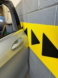 Protetor de Parede Garagem EVA 100x30cm Amarelo/Preto: Proteção Essencial para Seu Carro! - imagem 3