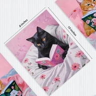 Pôsteres de Gatos Engraçados para Decoração de Parede - 3 Peças Modernas para Sala, Quarto e Escritório - imagem 3