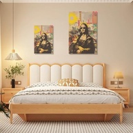 Arte de Parede Mona Lisa Pop Art Moderna 30x45cm | Decoração Criativa para Sala e Quarto - imagem 4