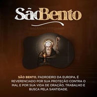 Crucifixo de Madeira com Medalhas de São Bento - 12cm com Chagas - Mesa ou Parede - imagem 4