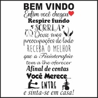 Adesivo de Parede Decorativo Frase Bem-Vindo Fisioterapia - Decore Sua Clínica com Estilo - imagem 4