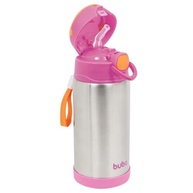 Buba Garrafa Térmica Rosa 400ml - Parede Dupla com Segurança e Estilo - imagem 2