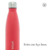 Garrafa Térmica Wolff Ice 500ml - Aço Inox Vermelha com Parede Dupla - imagem 5