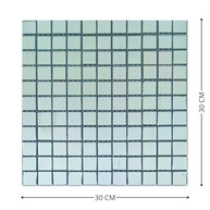 Adesivo de Parede em Vidro Espelho Quadriculado - LU0383 | Decoração Moderna para Banheiro, Cozinha e Ambientes com Estilo - imagem 4