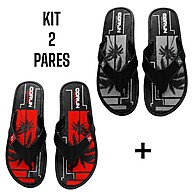 Chinelo Masculino Antiderrapante – Kit com 2 Pares - imagem 1